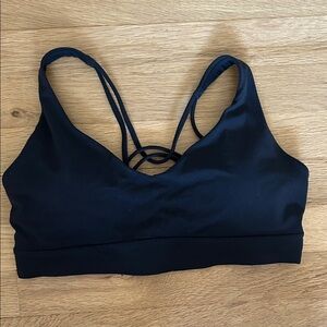 Athleta Women's Black Solace Sports Bra